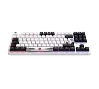 Dark Project ALU87 Fuji II - Clavier de jeu mécanique filaire | AZERTY ISO | Hot-Swap | Commutateurs graissés G3MS Sapphire | Stabilisateurs graissés | Montage sur joint flexible | Semi-aluminum | RGB