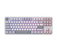 Dark Project ALU87A MIDNIGHT Clavier de jeu mécanique | ANSI ENG | Hot-Swap | Commutateurs graissés à vitesse zircon G3MS | Stabilisateurs graissés | Support de joint flexible | Aluminium | TKL 80% |