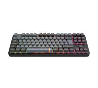 Dark Project ALU87A MIDNIGHT Clavier de jeu mécanique | ISO multilingue | Hot-Swap | Commutateurs graissés à vitesse zircon G3MS | Stabilisateurs graissés | Montage sur joint flexible | Aluminium |