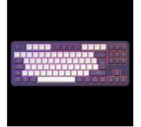 Dark Project ALU87A VIOLET Clavier de jeu mécanique | Multilingue ISO | Commutateurs graissés saphir G3MS | Stabilisateurs graissés | Montage sur joint flexible | Aluminium | TKL 80 % | RGB | Filaire