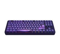 Dark Project ALU87B CELESTIAL Clavier de jeu mécanique | ISO Multi | Hot-Swap | Commutateurs graissés Voidstone G3MS | Stabilisateurs graissés | Montage sur joint flexible | Aluminium | TKL 80 % | RGB