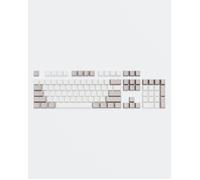 Dark Project KS-48 Keycaps PBT, ENG/RU/UA, gris/blanc