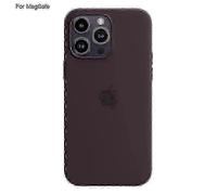 (Dark Purple) u200bFor iPhone 14 Pro MagSafe Compatible Liquid Silicone Protective Case Premium Quality