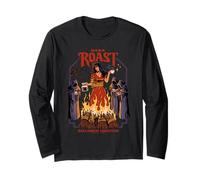 Dark Roast Coffee Witch Occult Retro Funny Adult Humor Manche Longue