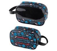 Dark Romance Book Inspired Gift Skull Clear Cosmetic Bag Dark Romance Bookish Gift for Book Nerd, At This Age Bag