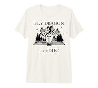 Dark Romance Books Club Dragons Fly Dragon Or Die Book Nerd T-Shirt Haut de Gamme