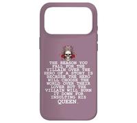 Dark Romance Merch in My Villain Era Falling for The Villain Coque pour iPhone 17 Pro Max