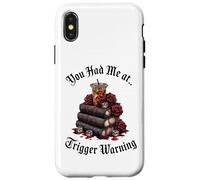 Dark Romance Merch,You Had Me at Trigger Warning Book Club Coque pour iPhone X/XS