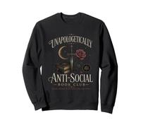 Dark Romance Reader Gothic Book Lover Introverti Sweatshirt
