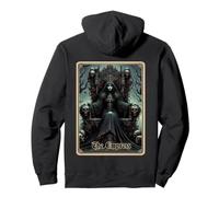 Dark Satanic Unholy Witchcraft Tarot Card The Impress Sweat à Capuche