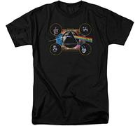 Dark Side of The Moon Pink Floyd Rock Album Music T T-Shirts à Manches Courtes & Stickers (X-Large)