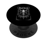 Dark Soul Crâne de démon à Cornes Occulte Gothique PopSockets PopGrip Adhésif