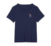 【Dark Souls】 Dark Souls 043 T-Shirt, Femme Grandes Tailles, Bleu Marine, 5X