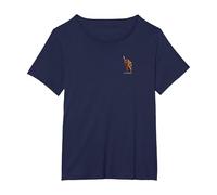 【Dark Souls】 Dark Souls 057 T-Shirt, Femme Grandes Tailles, Bleu Marine, 5X
