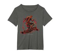 【Dark Souls】 Dark Souls 063 T-Shirt, Femme Grandes Tailles, Asphalte, 5X
