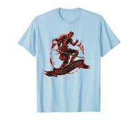 【Dark Souls】 Dark Souls 063 T-Shirt, Homme, Bleu Céleste, 3XL