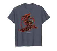 【Dark Souls】 Dark Souls 063 T-Shirt, Homme, Bleu Chiné, M