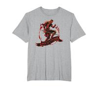 【Dark Souls】 Dark Souls 063 T-Shirt, Homme Grandes Tailles, Gris Chiné, 5X Tall