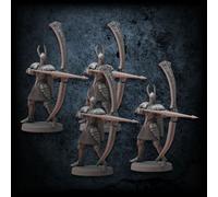 Dark Souls - Miniatures Jeu De Plateau The Board Game Silver Knight Greatbowmen