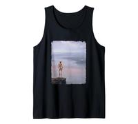 Dark Surreal Art Death Pissing Skeleton Gothic Weird Humor Débardeur