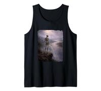 Dark Surreal Art Death Pissing Skeleton Gothic Weird Humor Débardeur