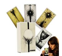Dark Tarot Cards - Gothic Horror Divination Deck | Mysterious Fortune Telling Playing Cards Unique Artwork Esoteric Guidance Tool for Beginners, Parties, Family Or Game Nights