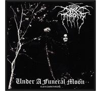 Dark Throne Under A Funeral Moon Woven Patch Black by Dark Throne
