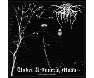 Dark Throne Under A Funeral Moon Woven Patch Black by Dark Throne