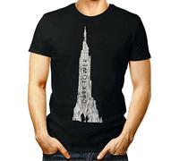 Dark Tower Unisex Mens T Shirt 100% Cotton - Stephen King Movie Black XL
