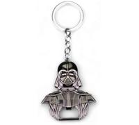 Dark Vader ouvre-bouteille comme porte-clés, noir brillant, fabrication solide 55mmx60mm, pour le bar de la maison & sur la route - cadeau amusant pour les fans de Star Wars