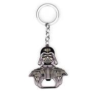 Dark Vador Star Wars Trilogy Collectors Décapsuleur Porte-clés Chaîne de Sac Breloque pour Noël Anniversaire Petit Cadeau Idée Cadeau pour Enfants Hommes Femmes, argent foncé, taille unique