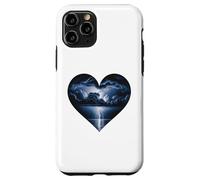 Dark Valentine Heart Storm Love Emotional Romance Artistic Coque pour iPhone 11 Pro