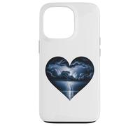 Dark Valentine Heart Storm Love Emotional Romance Artistic Coque pour iPhone 13 Pro