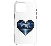 Dark Valentine Heart Storm Love Emotional Romance Artistic Coque pour iPhone 16 Pro Max