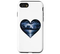 Dark Valentine Heart Storm Love Emotional Romance Artistic Coque pour iPhone SE (2020) / 7/8