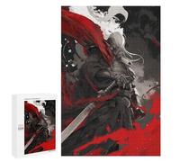 Dark Warrior with Red Cape Puzzle 1000 Pièces Educa Jouet en Bois Cadeau Unique Décoration Intérieure Jeu Éducatif Challenge Toy Adultes Et Enfants À Partir De 14 Ans 1000 PCS