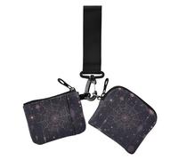 Dark Wind Vampire Web Moon Portefeuille pour femme Mini porte-monnaie tendance avec porte-clés pour femme 2 pièces, vent foncé, toile de vampire, taille 1, décontracté, Dark Wind Vampire Web Moon, 1