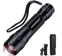 DARKBEAM Lampe Torche IR 940nm LED Lampe de Poche Infrarouge, Travailler avec l'équipement de Vision Nocturne, Puissant Invisible Lumière Rechargeable pour Chasse, Observation, Sauvetage, avec Piles