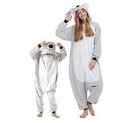DarkCom Koala Onesie pour Enfants et Adultes,Vêtements de Nuit Combinaison Parent-Enfant Cosplay Animal Halloween Kigurumi Costume Pyjama de Noël 10-11 Years
