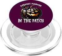 Darkest Pumpkin in The Patch for Goth Mom Floral Halloween PopSockets PopGrip pour MagSafe