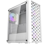 DARKFLASH - DF-DK351CL6-WH - DK351 - Boitier PC sans alimentation - Moyen tour - Format ATX - Blanc