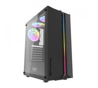 Darkflash Dk151 Led Computer Case (Black) + 3 ventilateurs Rgb