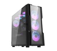 Darkflash - DK431 Glass + 4 fans - Boîtier d'ordinateur