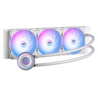darkFlash DNA360A AIO Refroidisseur liquide pour processeur, pompe haute performance, ARGB Sync, ventilateurs PWM, avec logo darkFlash personnalisable, compatible avec Intel 1700/1200/115X, AMD AM4