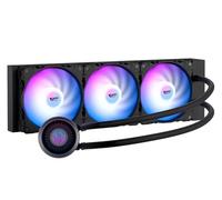 darkFlash DNA360A AIO Refroidisseur liquide pour processeur, pompe haute performance, ARGB Sync, ventilateurs PWM, avec logo darkFlash personnalisable, compatible avec Intel 1700/1200/115X, AMD AM4