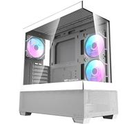 Darkflash Ds900 Air Computer Case (Blanc) + 6 ventilateurs Argb
