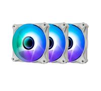 Darkflash INF8 ARGB gaming cooler set, 120x120, 3 pièces, blanc