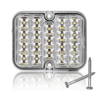 DARKGUARD 1 x LED Feux de Recul 12V 24V Feu de Recul de Remorque pour Voiture Caravane Camion Tracteur Agricole Lumière Blanche ECE Étanche