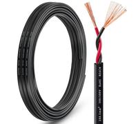 DARKGUARD Câble 2 Conducteurs pour Remorque 2 Fils 0,5mm², Câble Plat Electrique 10M, 12V/24V Cable de Véhicule Faisceau Remorque 2 Broches pour Caravane LED Feux Arrière