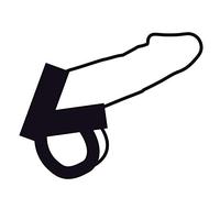 DARKNESS ANILLO DE PIEL PARA PENE Y TESTICULOS